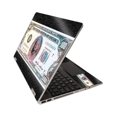 MightySkins Glossy Glitter Skin For HP Pavilion x360 15" (2020) - Monroe Currency | Protective, Durable High-Gloss Glitter Finish | Easy to Apply, Remove, and Change Styles | Made in The USA