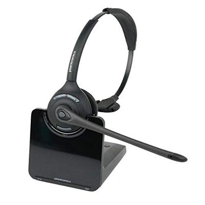Plantronics CS510-XD Wireless Headset System Bundle with Headset Advisor Wipe (Renewed)