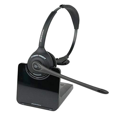 Plantronics CS510-XD Wireless Headset System Bundle with Headset Advisor Wipe (Renewed)
