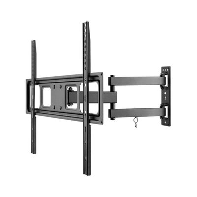 Goobay TV Wall Mount Pro FULLMOTION (XL) for 37-70 Inch TVs - Fully Movable, Pan/Tilt, Max 35 kg, VESA 600 x 400, Extendable Arm, Integrated Cable Management - Black 49745