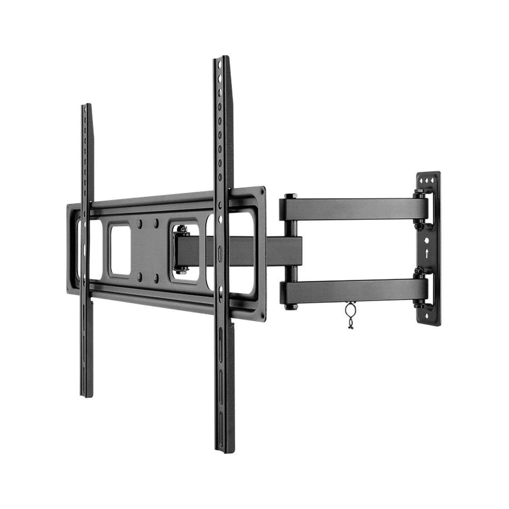 Goobay TV Wall Mount Pro FULLMOTION (XL) for 37-70 Inch TVs - Fully Movable, Pan/Tilt, Max 35 kg, VESA 600 x 400, Extendable Arm, Integrated Cable Management - Black 49745