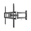 Goobay TV Wall Mount Pro FULLMOTION (XL) for 37-70 Inch TVs - Fully Movable, Pan/Tilt, Max 35 kg, VESA 600 x 400, Extendable Arm, Integrated Cable Management - Black 49745 view 1
