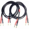CNCESS CESS-037-3f Banana Plug Male to Male Speaker Cable 12 Gauge 680 Strand Count Silicone Soft Wire, 2 Cables (3 FEET) view 4