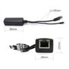 ANVISION 5V Gigabit PoE Splitter, USB Type C, 48V to 5V 2.4A Adaper, IEEE 802.3af Compliant view 3