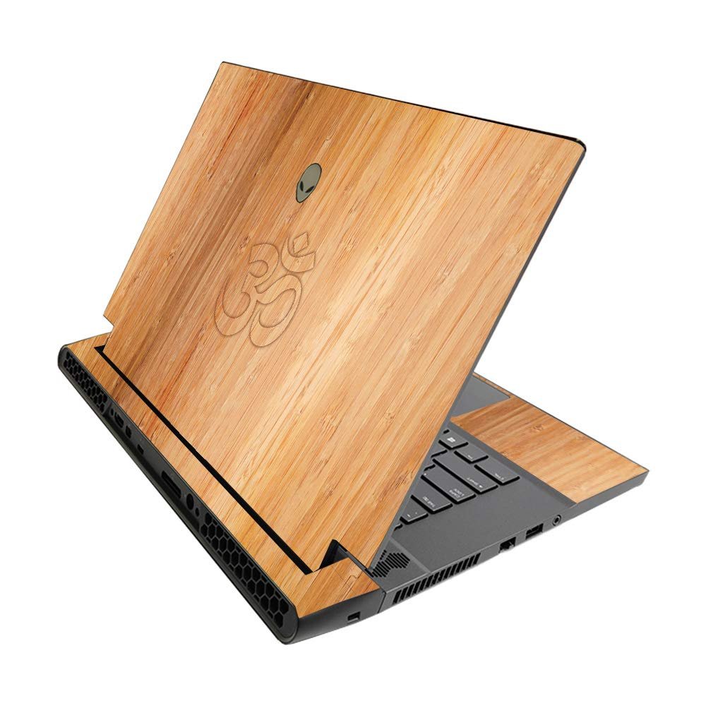 MightySkins Skin for Alienware M15 R3 (2020) & M15 R4 (2021) - Bamboo Ohm | Protective Viny wrap | Easy to Apply and Change Style | Made in The USA