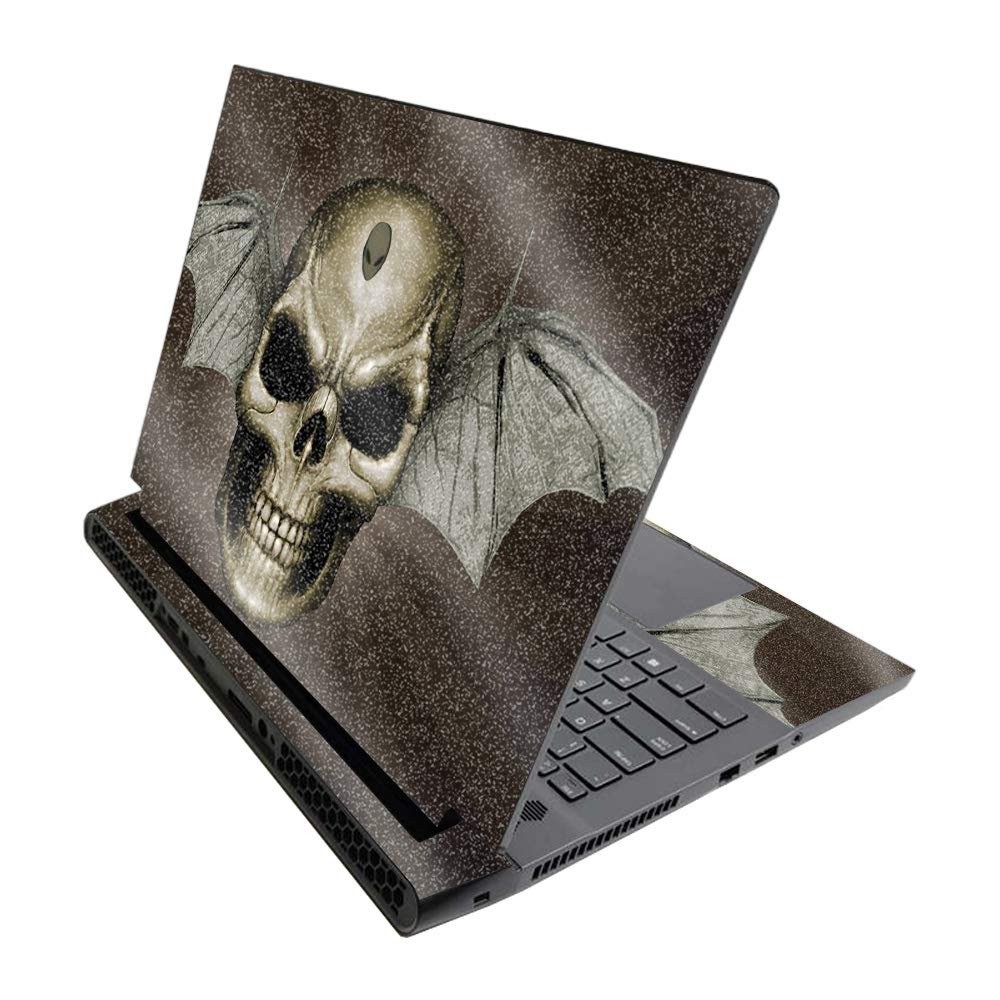 MightySkins Glossy Glitter Skin for Alienware M17 R3 (2020) & M17 R4 (2021) - Skeletor | Durable High-Gloss Glitter Finish | Easy to Apply and Change Style | Made in The USA