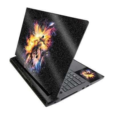 MightySkins Glossy Glitter Skin for Alienware M17 R3 (2020) & M17 R4 (2021) - Leo Galaxy | Durable High-Gloss Glitter Finish | Easy to Apply and Change Style | Made in The USA