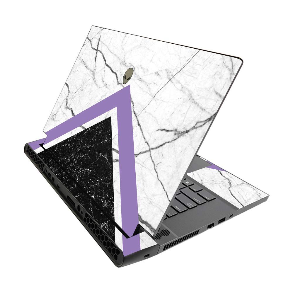 MightySkins Skin for Alienware M15 R3 (2020) & M15 R4 (2021) - Geometric Marble | Protective Viny wrap | Easy to Apply and Change Style | Made in The USA