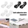 Arinda 20Pcs Wire Storage Clips Buckle Securing Cable Clamp Data Line Finishing Organizer view 2
