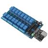 16-Channel Ethernet Relay Control Module with RJ45 Port, LAN WAN Web Server view 1