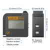 Volt Checker Battery Tester,Suitable for AA AAA C D 9V Button Tool Universal, Portable Universal Digital Battery Charge Checker, Small Electrical Equipment Battery Life Level Testers Power Meter view 2