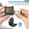 Volt Checker Battery Tester,Suitable for AA AAA C D 9V Button Tool Universal, Portable Universal Digital Battery Charge Checker, Small Electrical Equipment Battery Life Level Testers Power Meter view 4