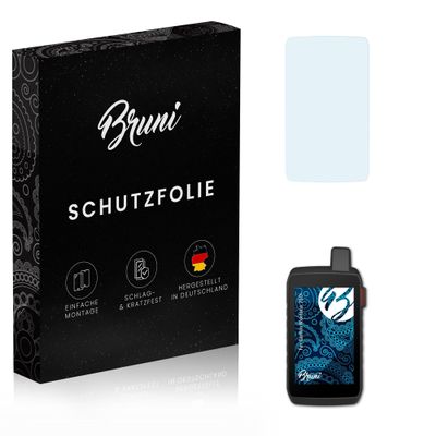 Bruni Screen Protector compatible with Garmin Montana 750i Protector Film, crystal clear Protective Film (2X)