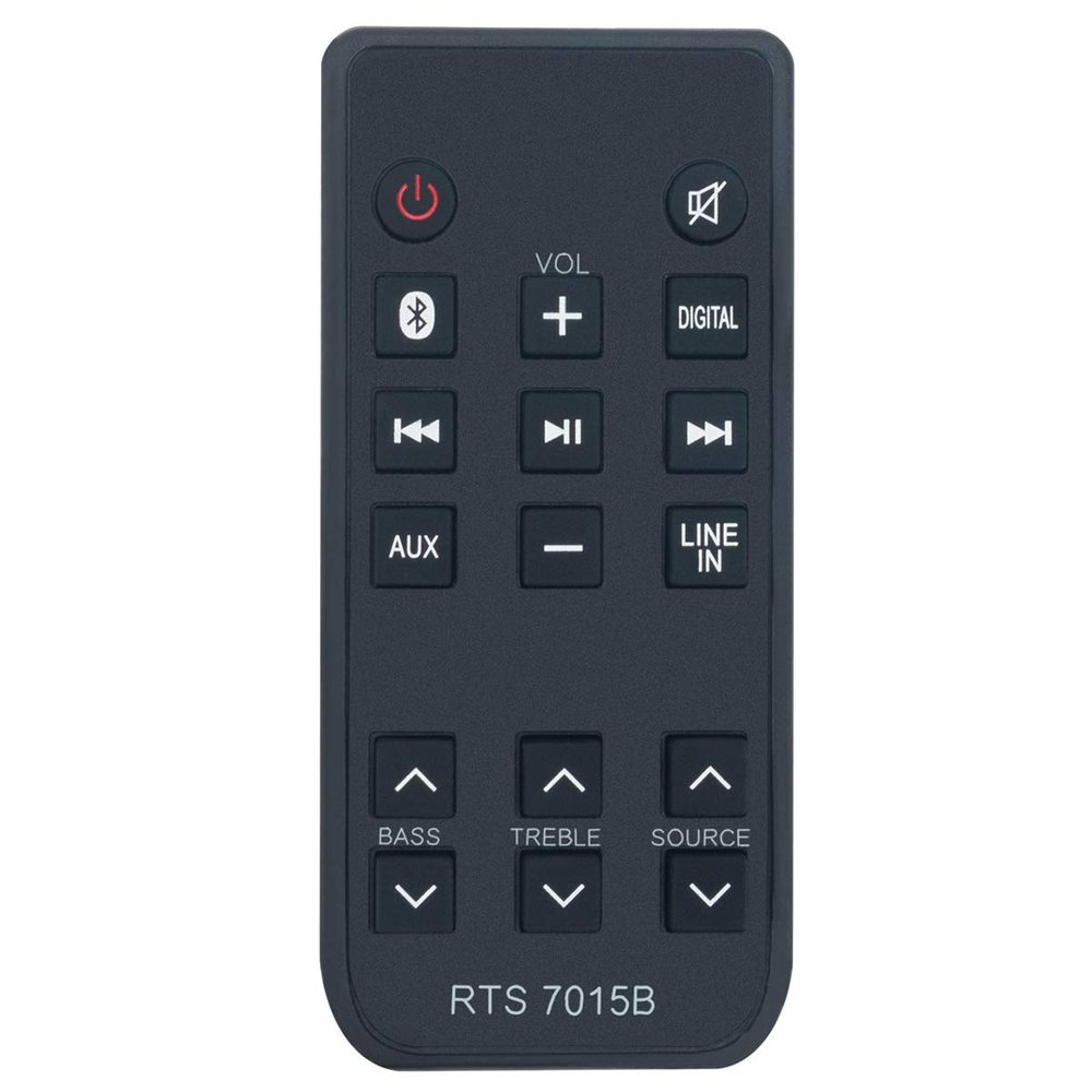 RTS7015B Replacement Sound Bar Remote Control Applicable for RCA Home Theater Soundbar RTS7015B RTS7010BR6 RTS7010BGE6 RTS7116S