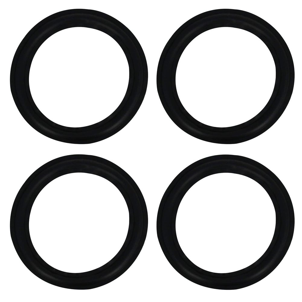 Fielect 10 Inch Speaker Foam Edge Surround Rings Replacement Parts for Speaker Repair or DIY 4pcs