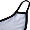 Pack 8 Black Dust Mouth Mask - All Cotton Covering - Reusable Cloth Comfy Breathable Material Black Pack 8pcs view 3