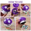 VOSAREA Tabletop Vacuum Sweeper Desktop Vacuum Cleaner for Crumbs Cleaning Eraser Crumbs Pencil Shavings Cookie Pet Home Office Car Pet Hair view 4