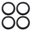 Fielect 12 Inch Speaker Foam Edge Surround Rings Replacement Parts for Speaker Repair or DIY 4pcs view 1