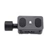 30MM Camera Adjustable Clamp + QR Plate - Aluminium Alloy Mini Quick Release Plate - with 1/4 Inch Screw & Bubble Level - Quick Release Plate Clamp - for Arca Swiss Standard Tripod Ball Head view 4