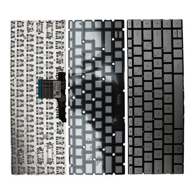 Power4Laptops French Layout Backlit Silver Replacement Laptop Keyboard Compatible with HP Pavilion 13-an0000nx