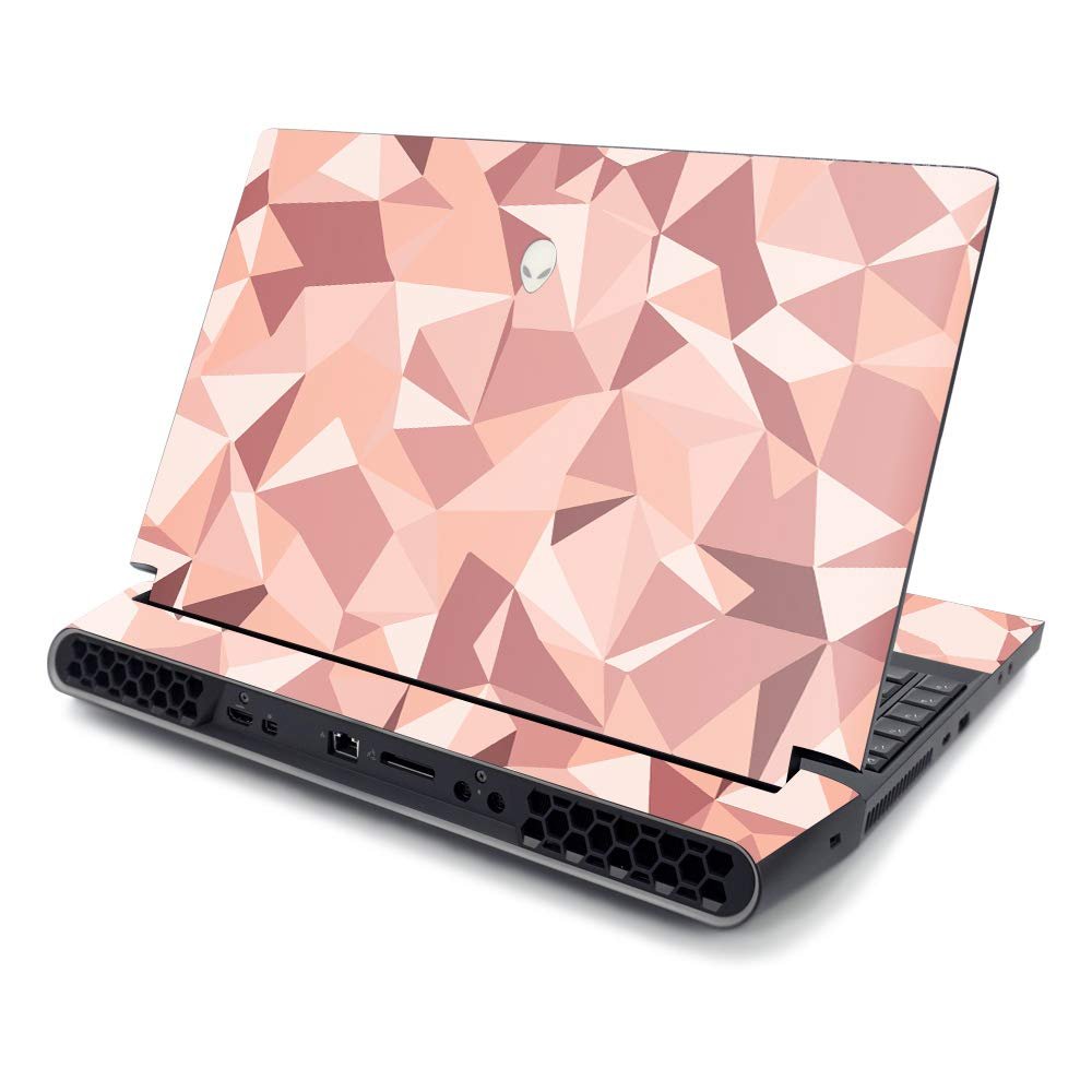 MightySkins Skin for Alienware AREA-51M R2 (2020) - Abstract Black | Protective, Durable, and Unique Vinyl Decal wrap Cover | Easy to Apply, Remove, and Change Styles | Made in The USA