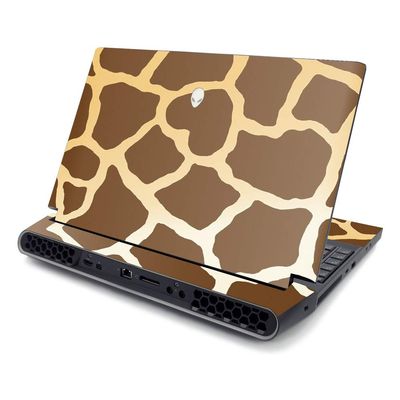 MightySkins Skin for Alienware AREA-51M R2 (2020) - Abstract Black | Protective, Durable, and Unique Vinyl Decal wrap Cover | Easy to Apply, Remove, and Change Styles | Made in The USA