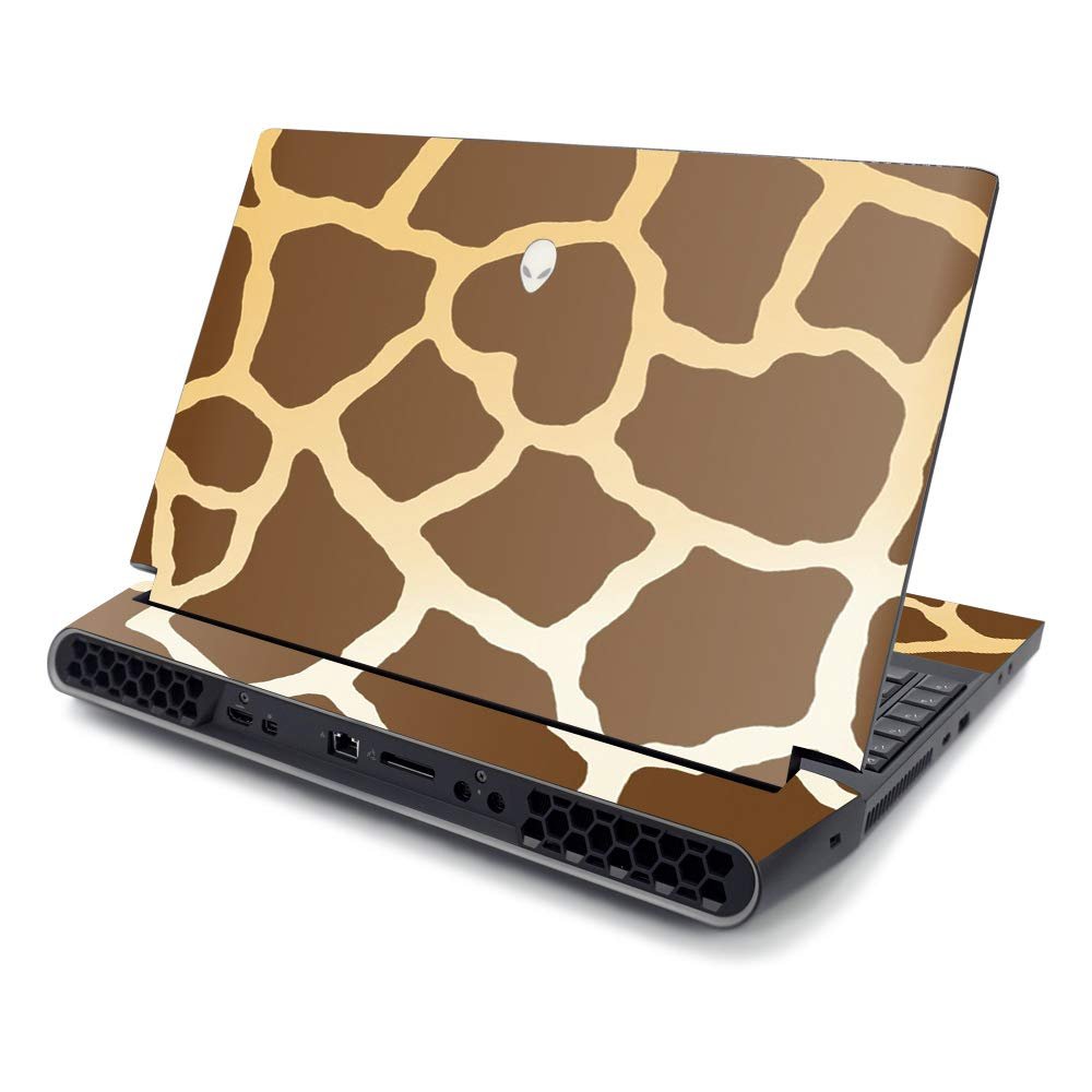 MightySkins Skin for Alienware AREA-51M R2 (2020) - Abstract Black | Protective, Durable, and Unique Vinyl Decal wrap Cover | Easy to Apply, Remove, and Change Styles | Made in The USA