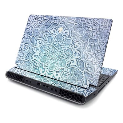 MightySkins Skin for Alienware AREA-51M R2 (2020) - Abstract Black | Protective, Durable, and Unique Vinyl Decal wrap Cover | Easy to Apply, Remove, and Change Styles | Made in The USA