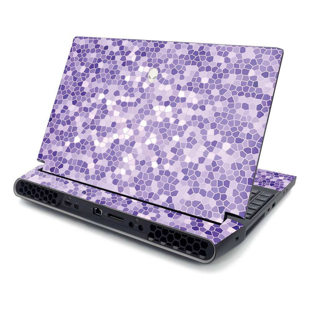 MightySkins Skin for Alienware AREA-51M R2 (2020) - Abstract Black | Protective, Durable, and Unique Vinyl Decal wrap Cover | Easy to Apply, Remove, and Change Styles | Made in The USA