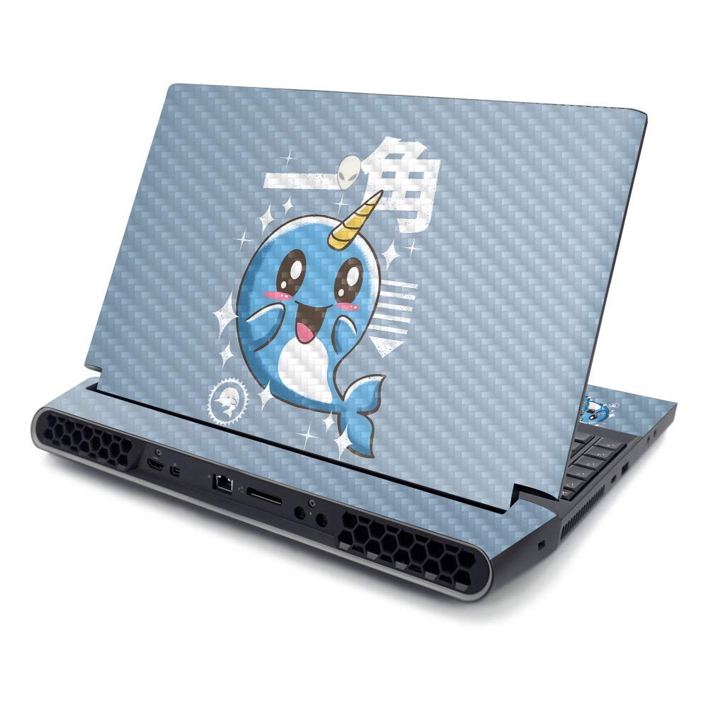 MightySkins Skin for Alienware AREA-51M R2 (2020) - Abstract Black | Protective, Durable, and Unique Vinyl Decal wrap Cover | Easy to Apply, Remove, and Change Styles | Made in The USA