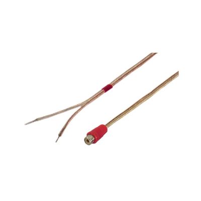 18 AWG Speaker Wire with RCA Female - 1 Foot Red Band