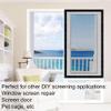 Magnetic Window Insulation Kit, HD Transparent Full Frame Magnetic Strip Automatic Closing Suitable for Wood, Plastic Steel, Aluminum Window Frame Lsxiao (Color : Clear, Size : 400x300cm) view 4