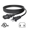ABLEGRID 2-Prong AC Power Cord for Klipsch RW-8 RW-10D RW-12D Sub Subwoofer Speaker Cable view 2