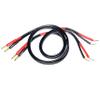 CNCESS CESS-119-3f Banana Plug to Pin Type Plug 12AWG 680 Strand Count Super Soft Silicone Wire Speaker Cable, 2-Channel (3 Feet) view 3