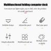 QWEASDF Laptop Bed Tray Desk, Laptop Desk, Portable Bed Tray Table for Couch and Sofa, Breakfast Tray Dining Table, for Eating, Working, Writing, Gaming, Drawing,3 view 4
