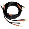 CNCESS CESS-277-6f Spring Clips Braided-Type Pin Banana Plug to Standard-Type 4mm Banana Plug Speaker Cable, 12 Gauge 680 Strand Count Super Soft Silicone Wire (6 FEET) view 1