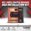 DS18 OFCKIT0 Ultra Flex Advance 0 Gauge Complete Amplifier Installation Wiring Kit 0GA with Fuse Holder and 250 Amp Fuse - Up to 3000 Watts, OFC 100% Cooper view 2