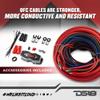 DS18 OFCKIT0 Ultra Flex Advance 0 Gauge Complete Amplifier Installation Wiring Kit 0GA with Fuse Holder and 250 Amp Fuse - Up to 3000 Watts, OFC 100% Cooper view 3