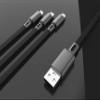 Agoz Retractable 3in1 Charger Cable with USB C/Micro USB for iPhone 17 16 15 14, Galaxy S26 S25 S24 S23 S22 S21 A14 A15 A16 A17A23 A24 A32 A32 A34 A36 A42 A54, Uber Lyft Truck Drivers view 4