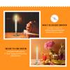 Creative Hobbies Electric Window Candle Lamp with Brass Plated Base, On/Off Switch, Light Bulb, Ready to Use! (LED) view 3