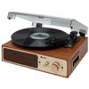 JENSEN Vinyl Record Player 3 Speed Turntable with Dual Bluetooth Connection Transmit and Receive, Cassette Player, and Two Built-in Speakers view 1