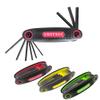 ZSHJGJR Archery Multi-Function Wrench Set Tool Portable Folding Allen Wrench Set 9 in 1 Hex Wrench Set (Red) view 1