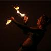 FIRE MECCA Fire Palm Torches  1.25 Inch Woven Kevlar MoonBlaze Head  Set of 2  Adjustable Size  Beginners to Advanced  Flow, Spinning, Circus, Belly Dance Prop  for Festivals & Performances view 4