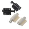 QUQUTWO Cabinet Catches Invisibility Push to Open Magnetic Touche Latches Cupboard Door Black view 4