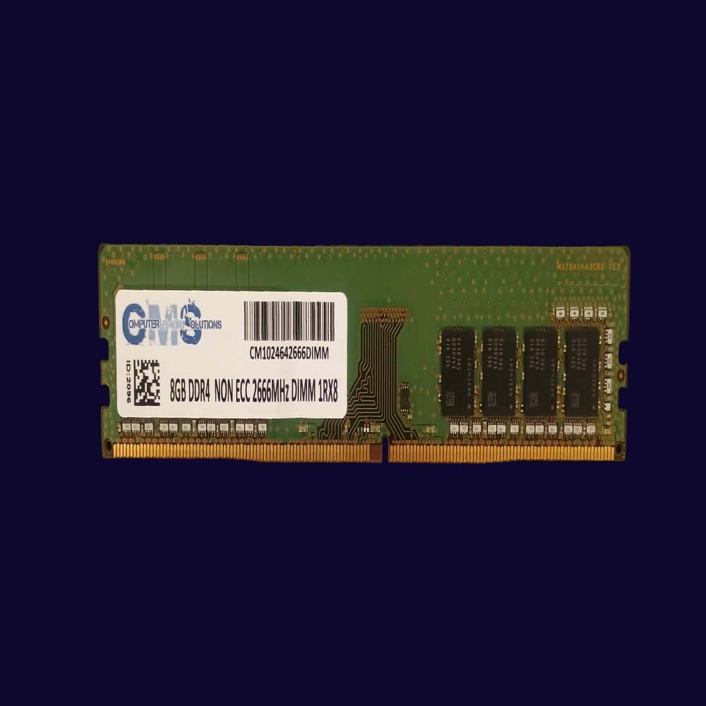 CMS 8GB (1X8GB) DDR4 21300 2666MHZ Non ECC DIMM Memory Ram Compatible with ASRock Motherboard H370M-ITX/ac, IMB-1310, IMB-1311-D, IMB-1311-L, X370 Pro BTC+, X370M-HDV, Server Board E3C246D2I - D24