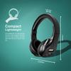 Portable Personal FM Radio Headphones Ear Muffs with Best Reception, Wireless Headset with Built in Radio for Mowing, Jogging, Walking, Daily Works Powered by 2 AA Batteries (Not Included) view 2