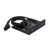 USB3.0 Front Panel,3.5inch 2 USB3.0 Interfaces with Mic Audio Front Panel,USB3.0 Audio Floppy Front Panel,USB 3.0 Front Panel Floppy Disk Bay Computer Case Front Bay view 3
