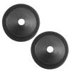 Fielect 10 inches Paper Speaker Cone Subwoofer Cones Drum Paper 1.4 inches Inner Diameter 9.6 inches Outside Diameter with Rubber Surround 2Pcs view 1
