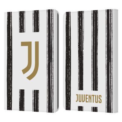 Head Case Designs Officially Licensed Juventus Football Club Home 2020/21 Match Kit Leather Wallet Case Compatible with Kindle Paperwhite 1/2 / 3