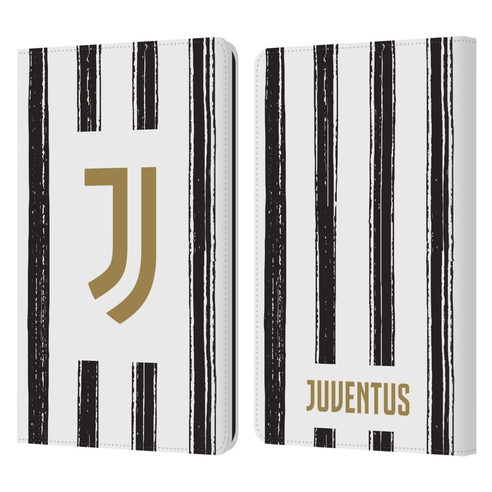 Head Case Designs Officially Licensed Juventus Football Club Home 2020/21 Match Kit Leather Wallet Case Compatible with Kindle Paperwhite 1/2 / 3